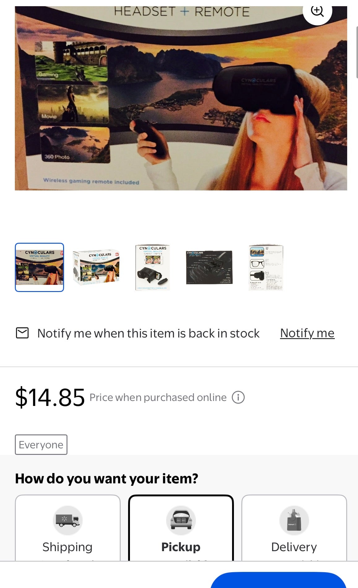 HYPE ATVCYNO CYNOCULARS VIRTUAL REALITY HEADSET