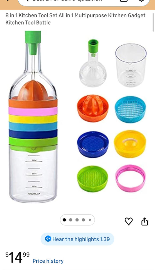 8 IN 1 KITCHEN GADGET BOTTLE