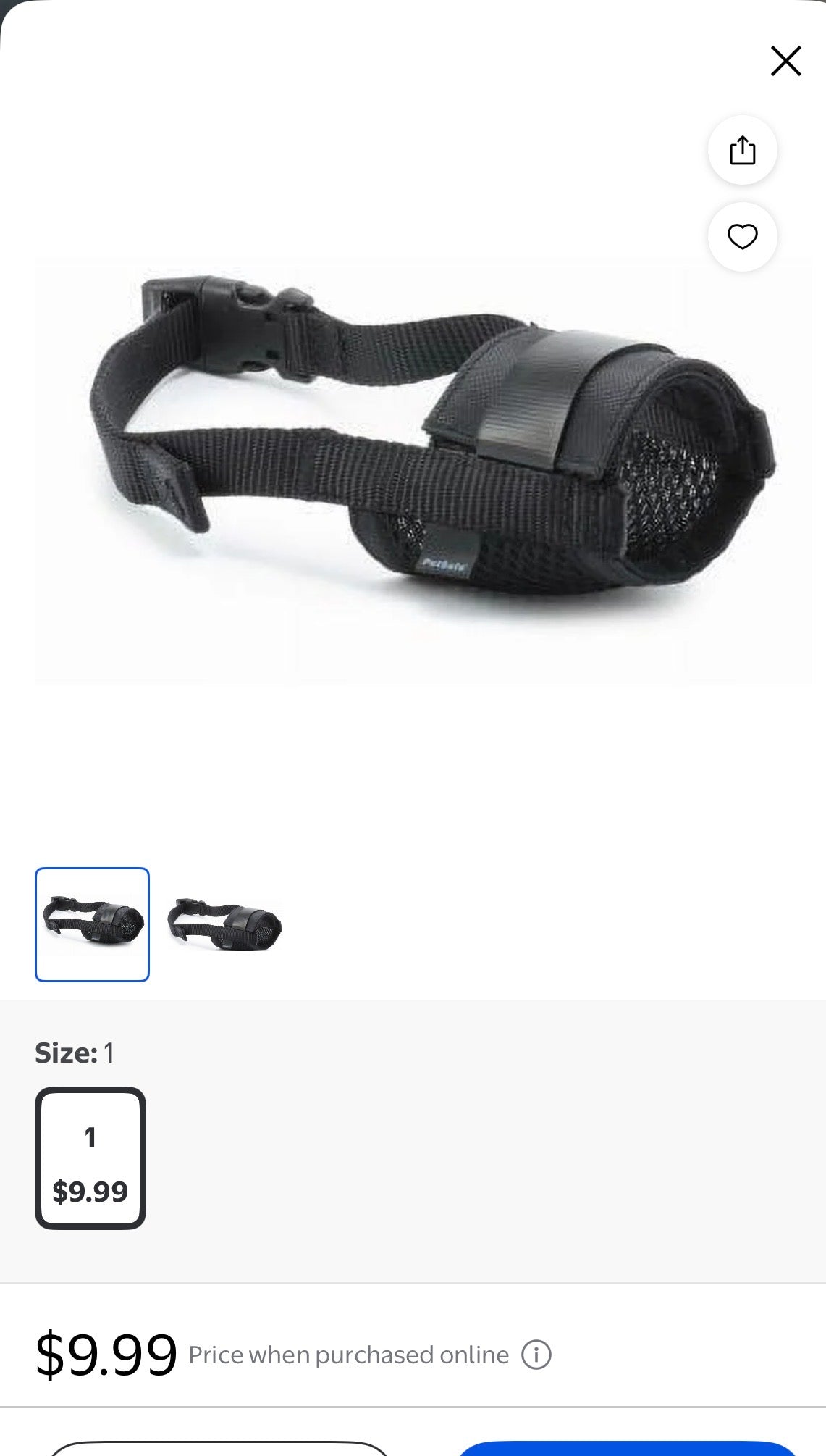 PADDED DOG MUZZLE 7''-8.25''