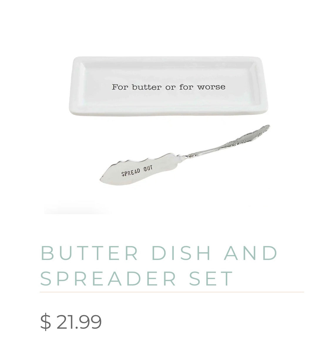 BUTTER AND GRAVY SERVING SET