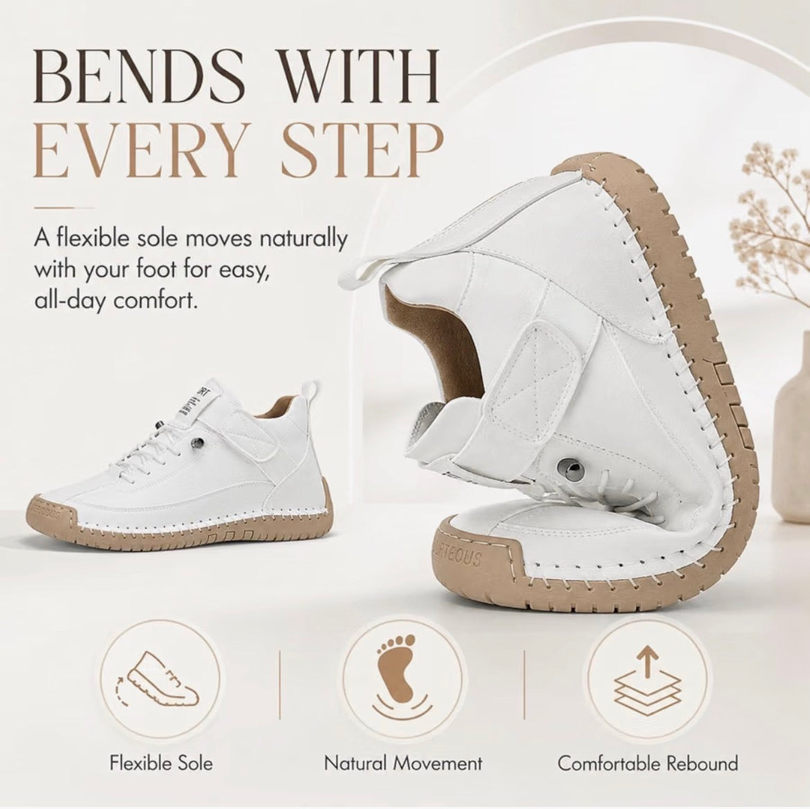 Comfortable Orthopedic Unisex Handmade Leather Comfy Shoes,