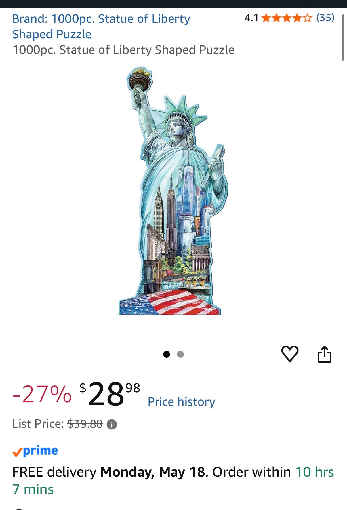 Statue of Liberty Puzzle