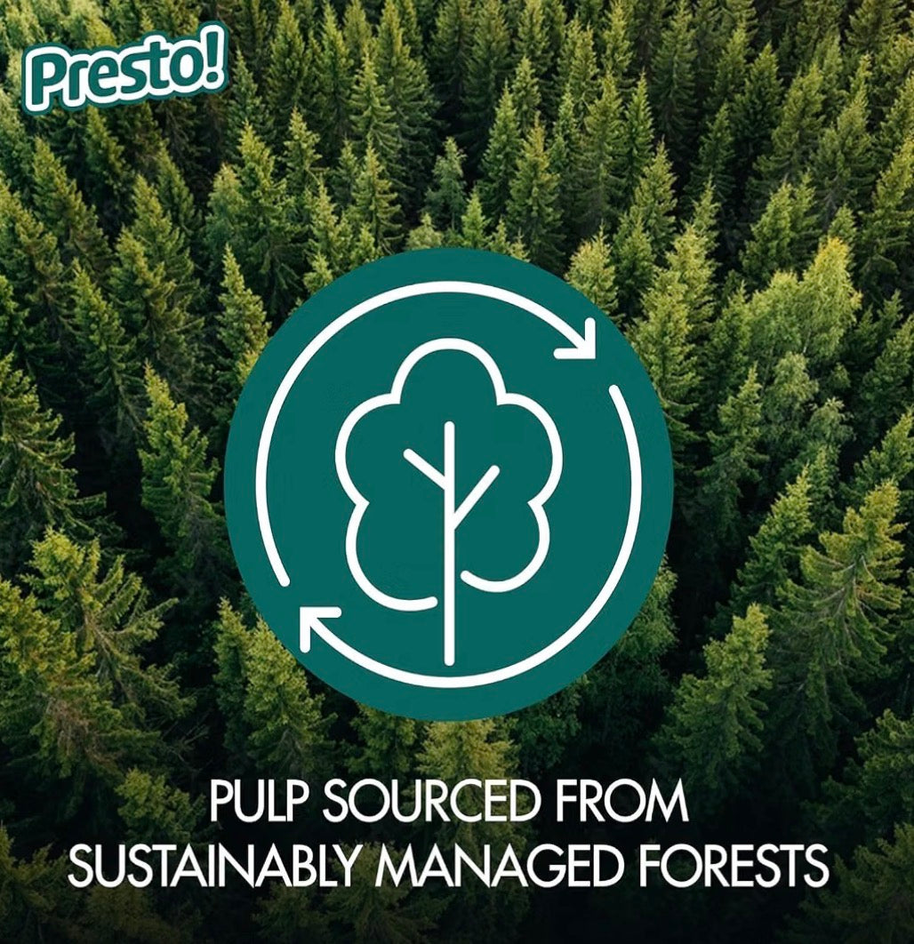 Amazon Brand - Presto! Flex-a-Size Kitchen Paper Towels,