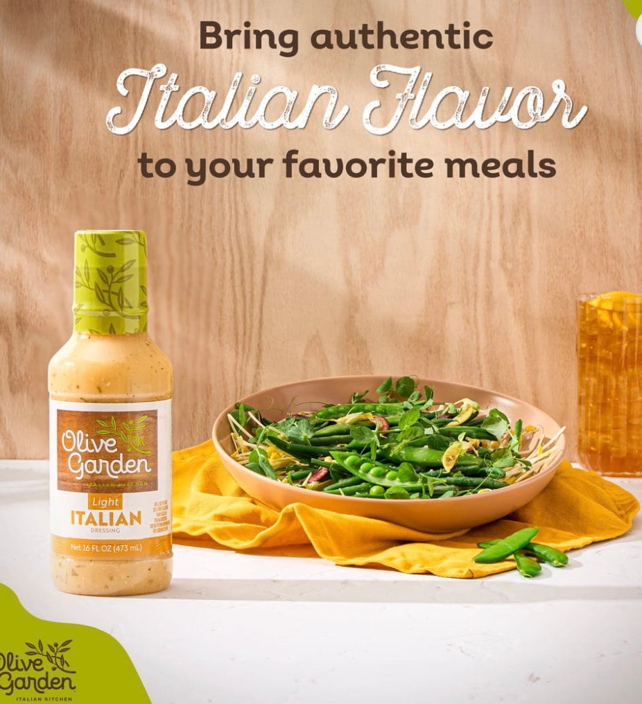 Olive Garden Light Italian Dressing, 16 fl. oz.
