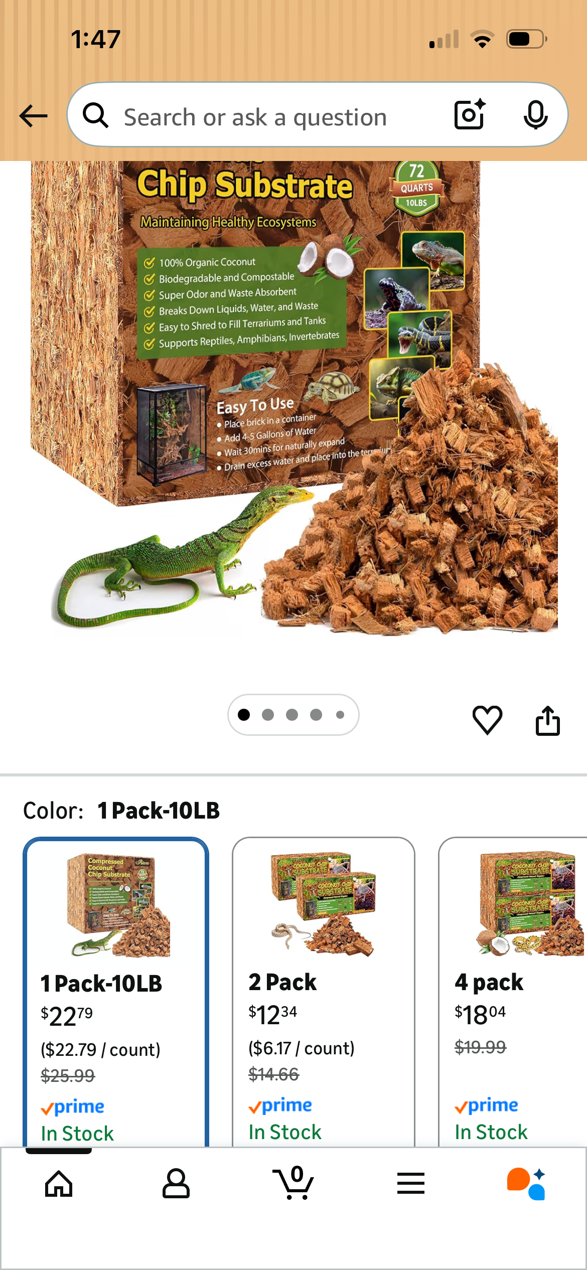 COMPRESSED COCONUT CHIP SUBSTRATE