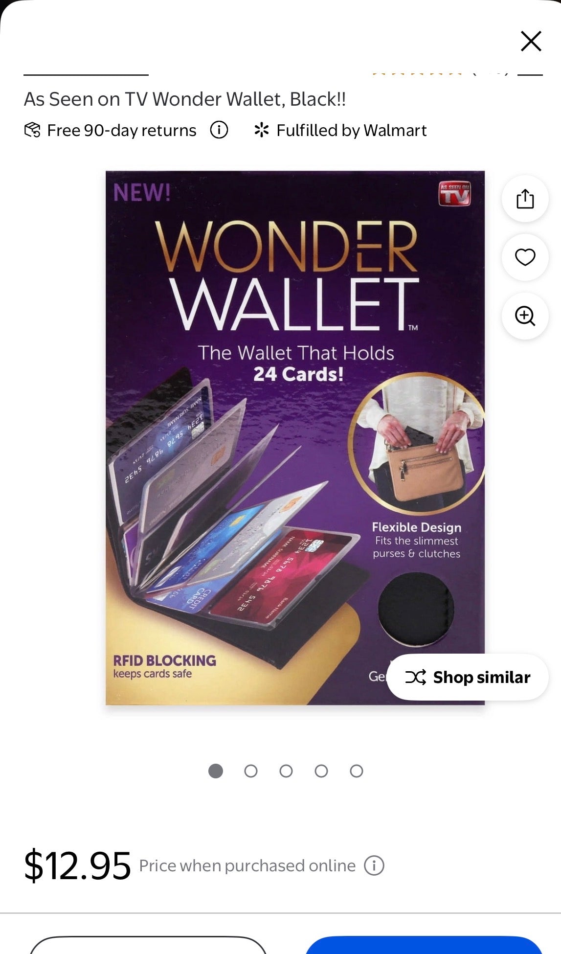 MENS RFID PROTECTION WONDER WALLET