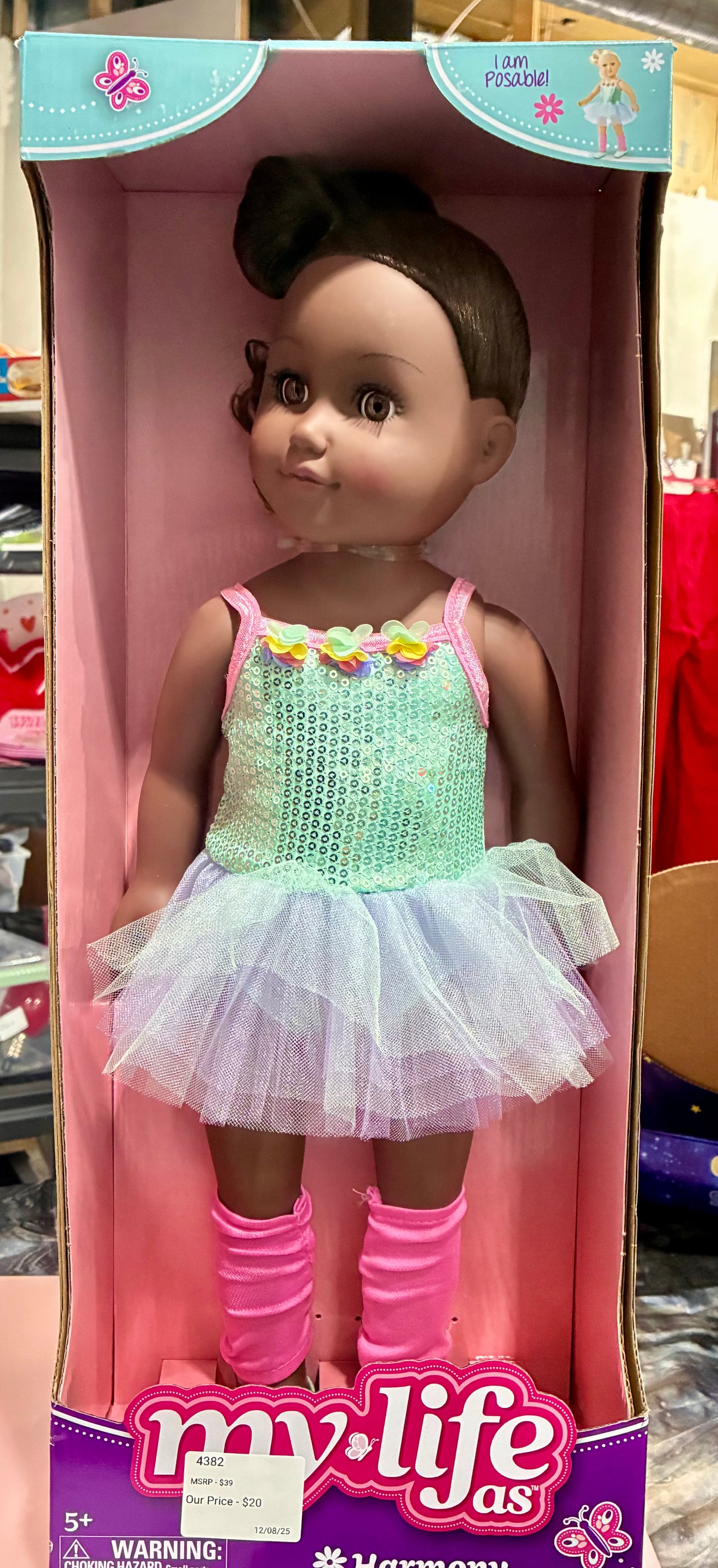 MY LIFE as DANCING 18'' DOLL -HARMONY -