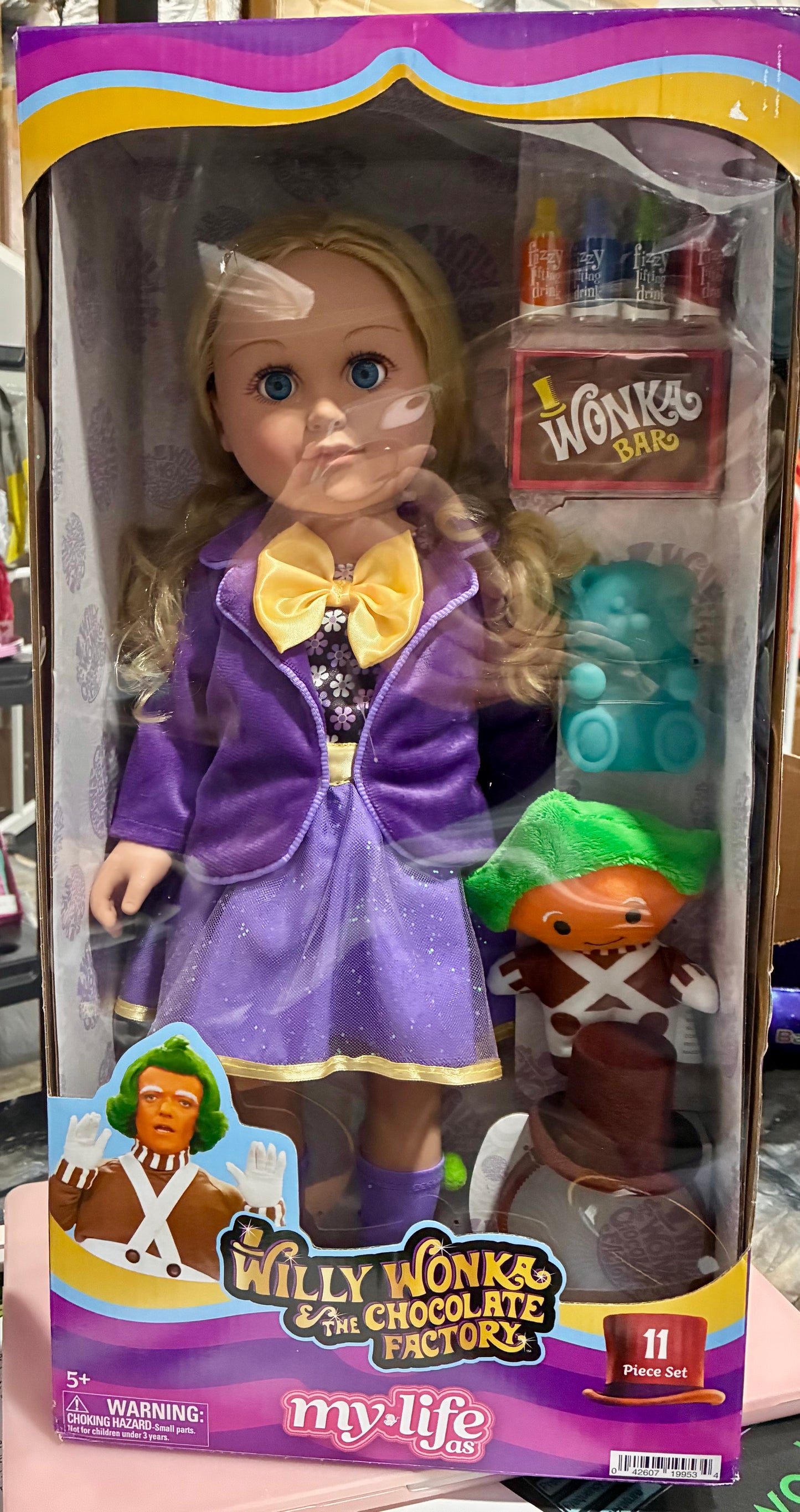 MY LIFE 18'' DOLL as WILLIE WONKA @ THE CHOCOLATE FACTORY