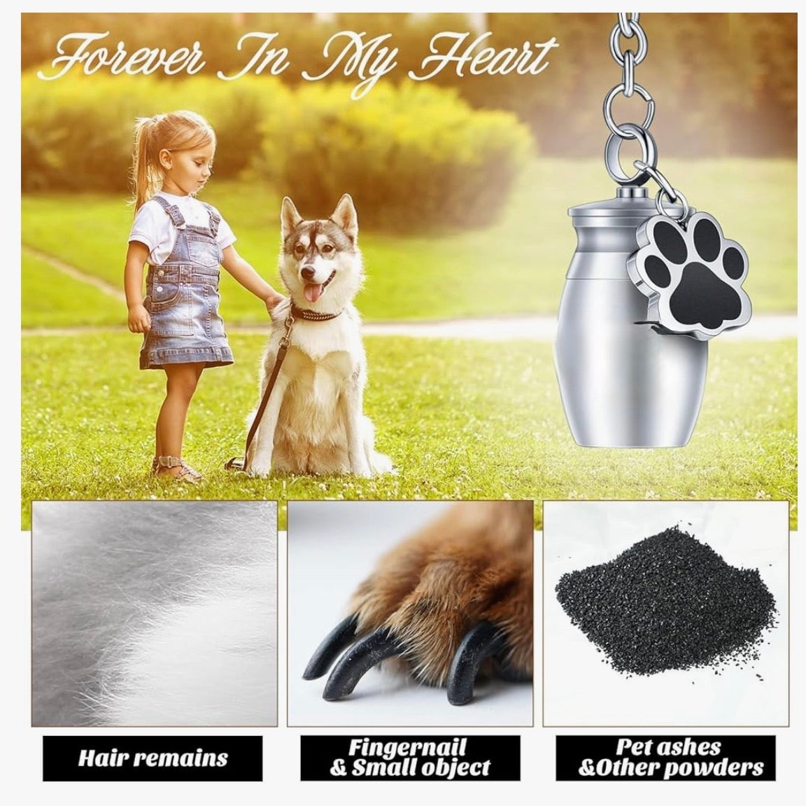 PET URN KEY CHAINS