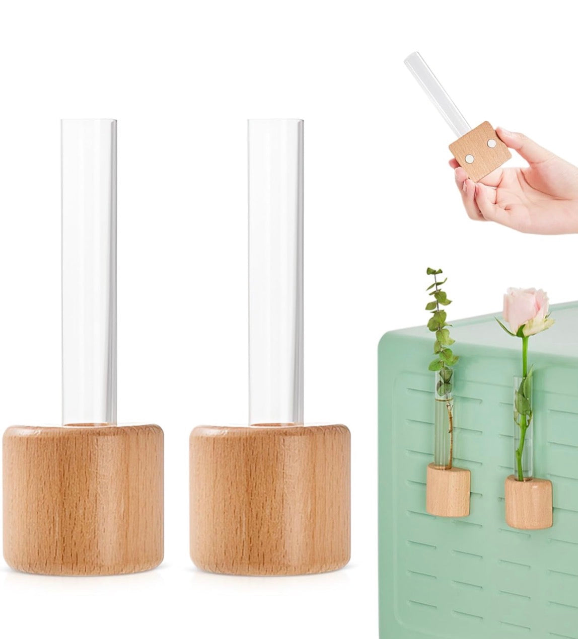 MINIATURE VASE FRIDGE MAGNETS