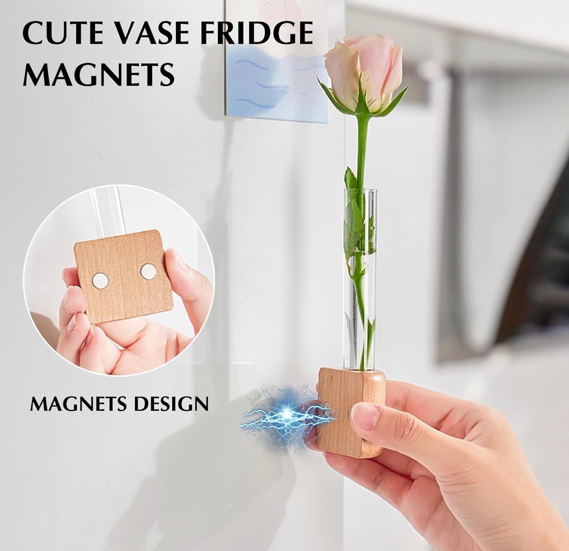 MINIATURE VASE FRIDGE MAGNETS