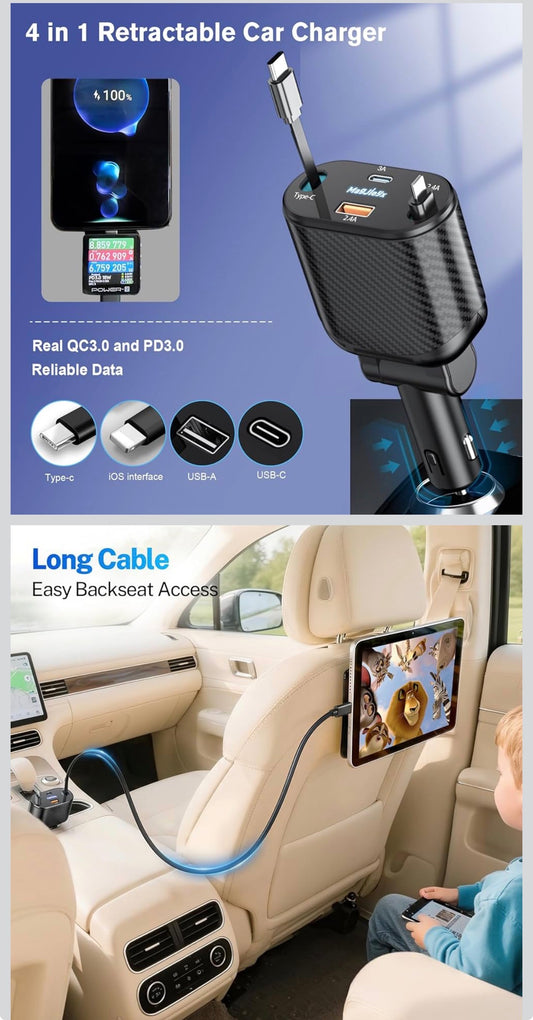 Retractable Car Charger