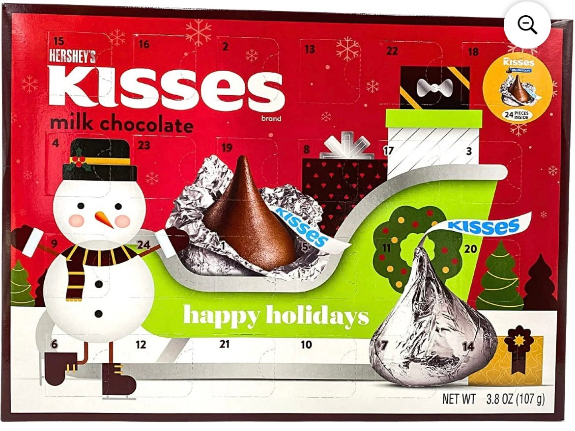 HERSHEYS KISSES ADVENT CALENDER
