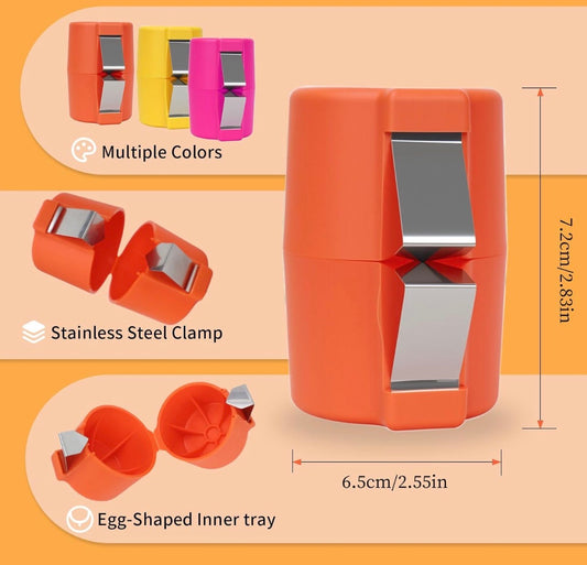 3 PC EGG SHELL OPENER FUN COLORS