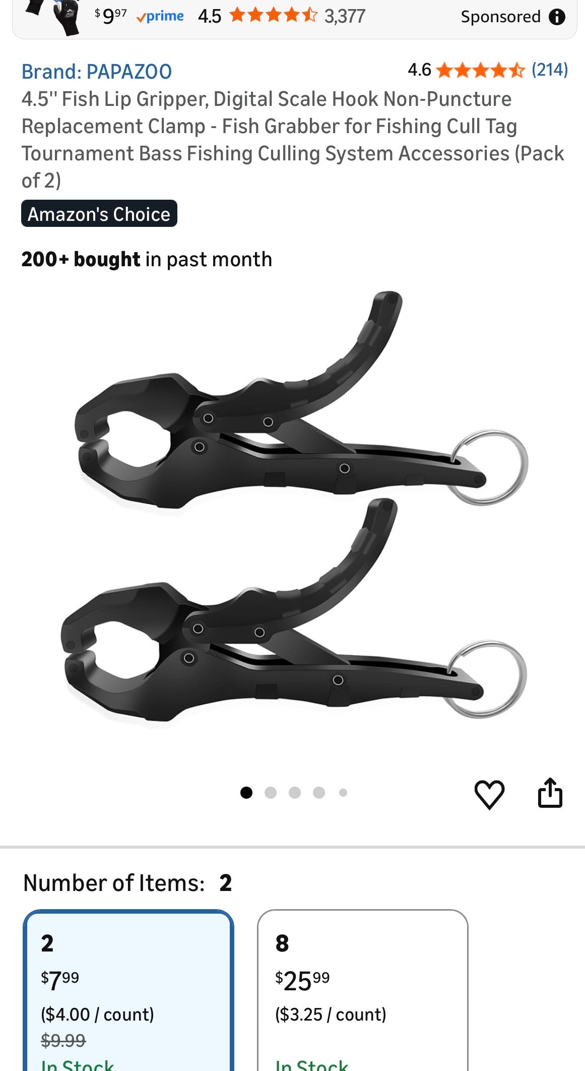 MULTIPURPOSE 4.5 FISH LIP GRIPPER /CLAMP