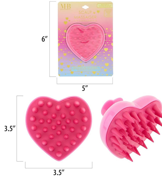 HEART SHAPED SCALP MASSAGER TOOL