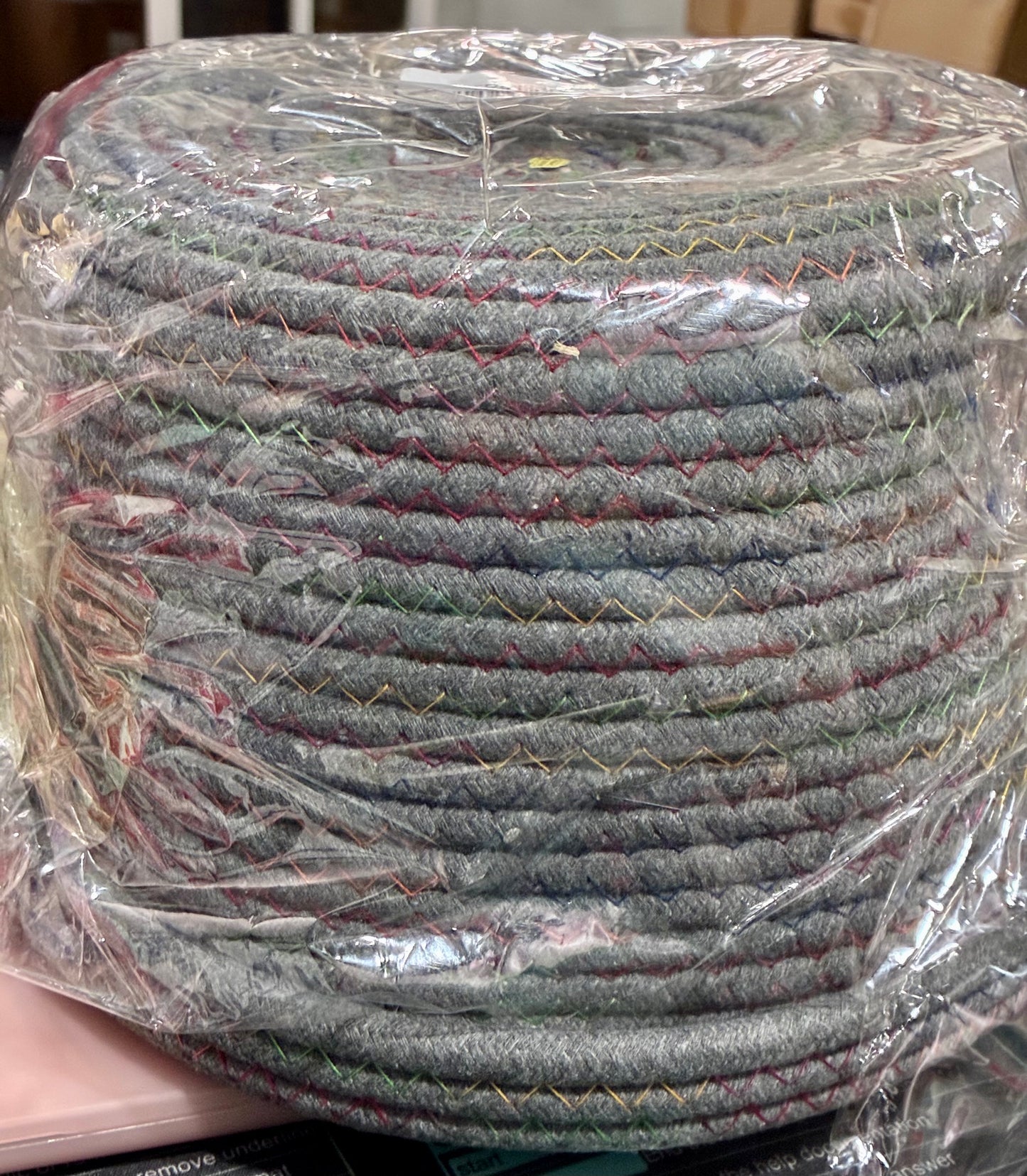 2pc COTTON WOVEN BASKET