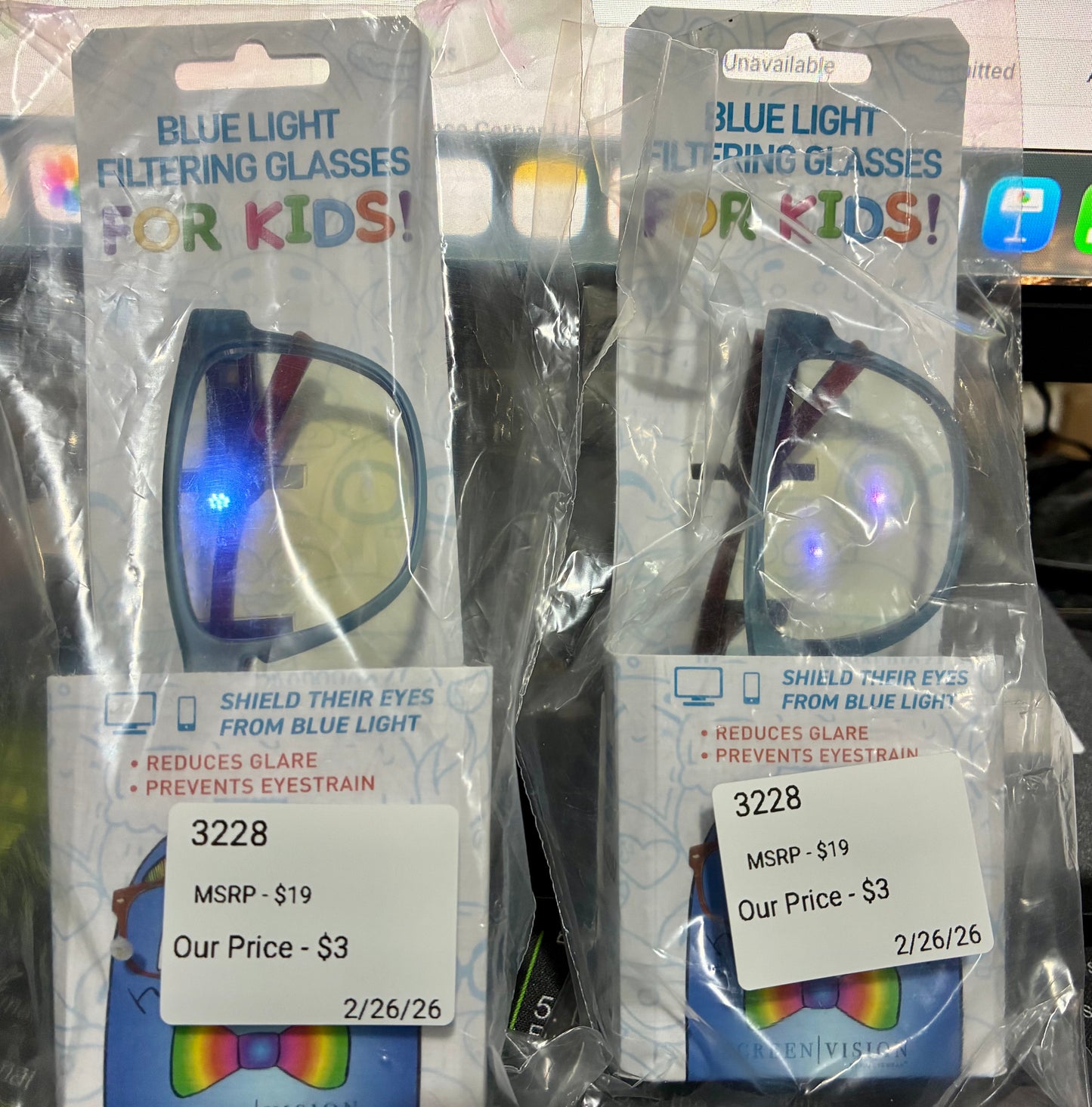 BLUE LIGHT FILTERING GLASSES FOR KIDS
