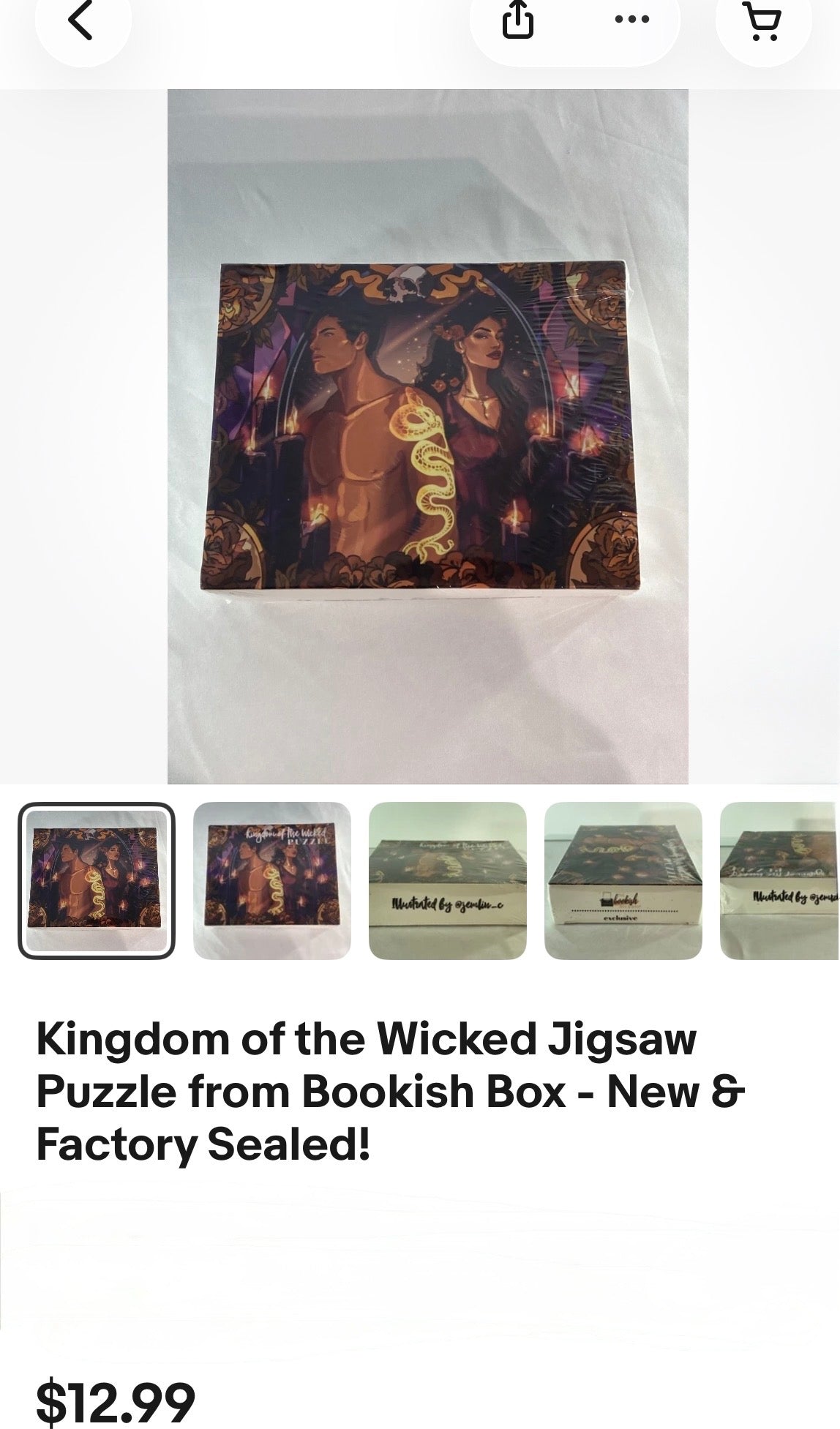 KINGDOM OF THE WICKED 134 PC PUZZLE