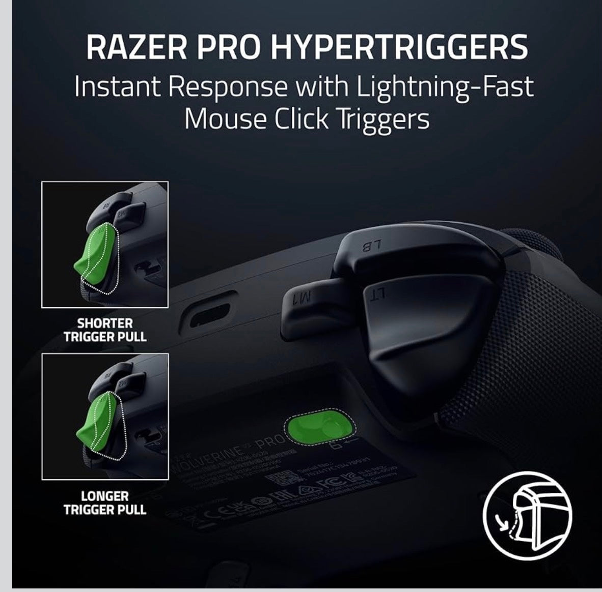 Razer Wolverine V3 Pro Wireless Gaming Controller: Licensed for Xbox