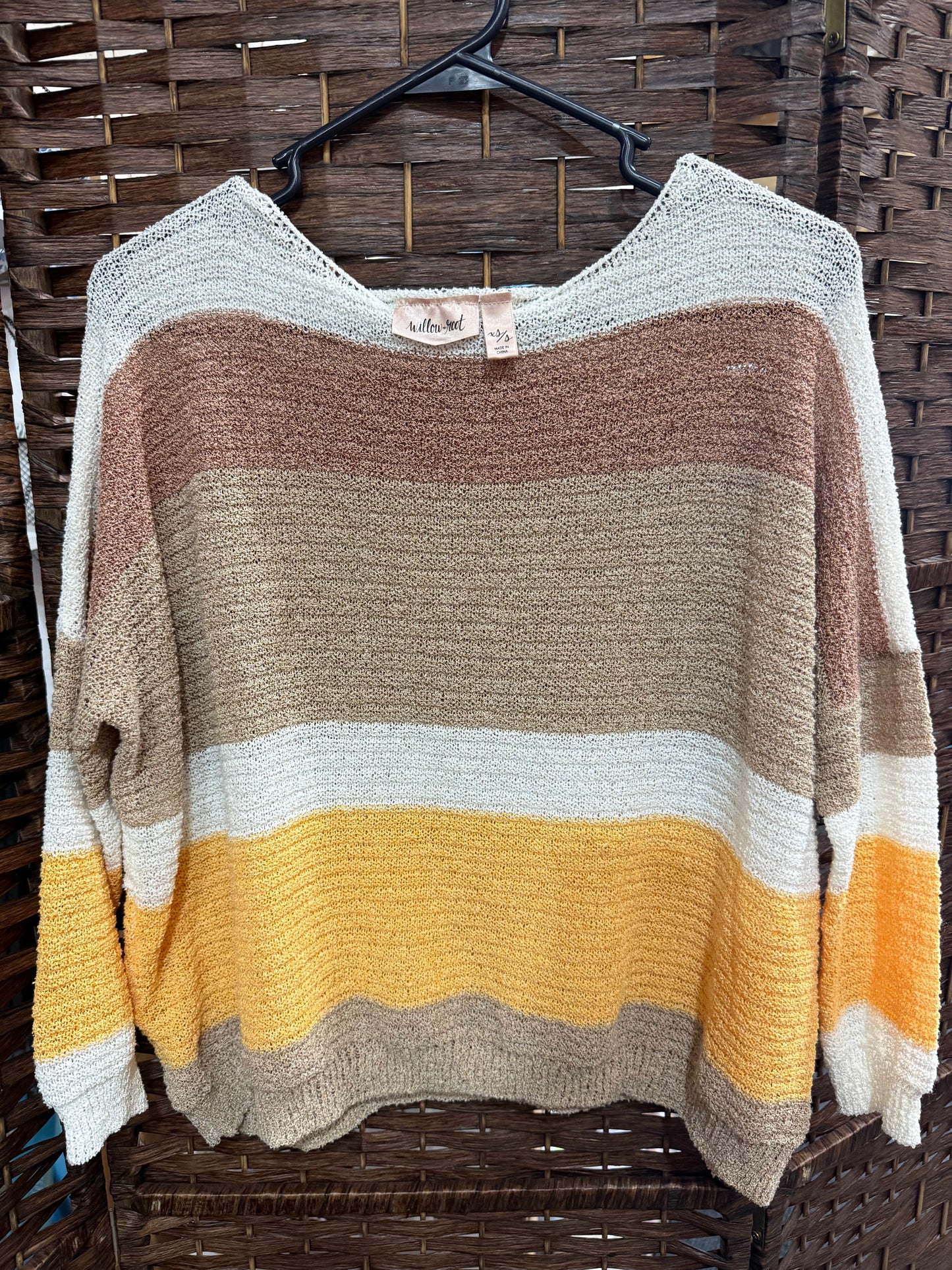 Color-Blocked Knit Sweater