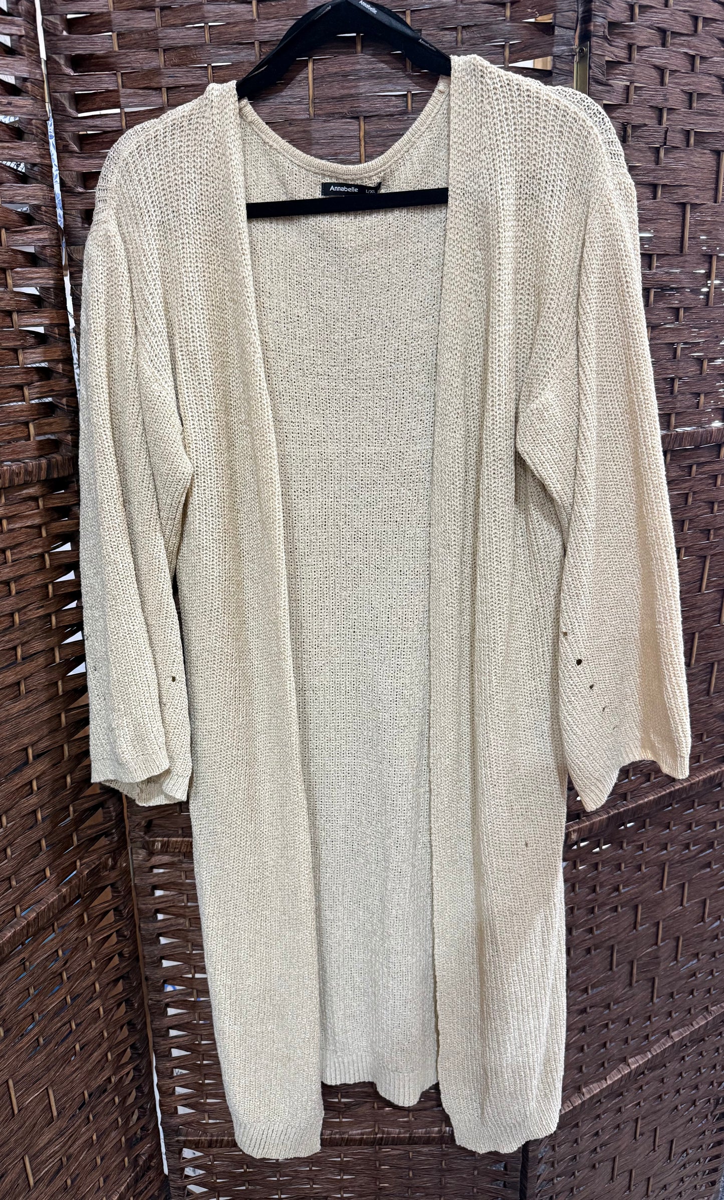 Textured Knit Cardigan Sweater