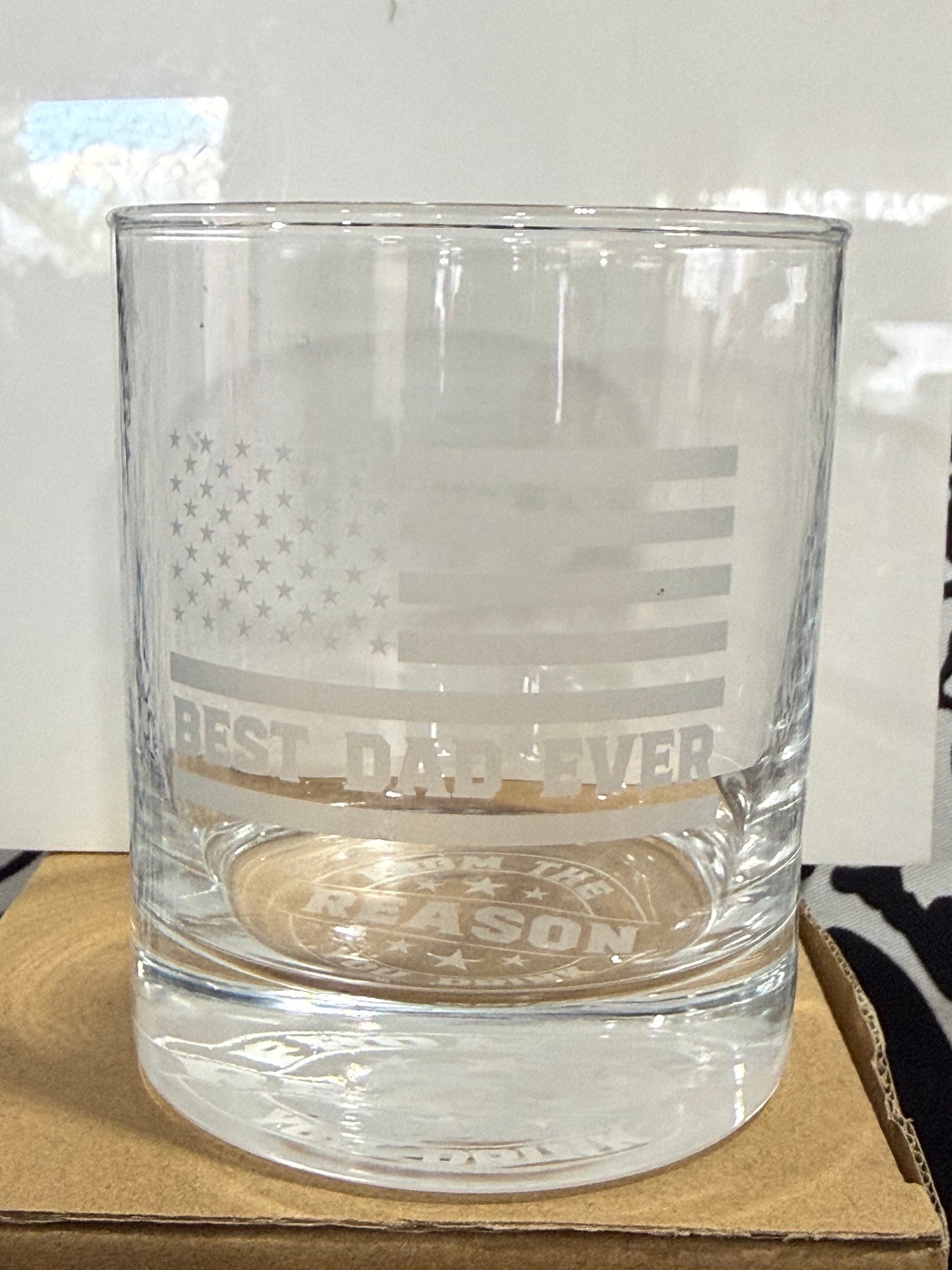 Dad Whiskey Glass