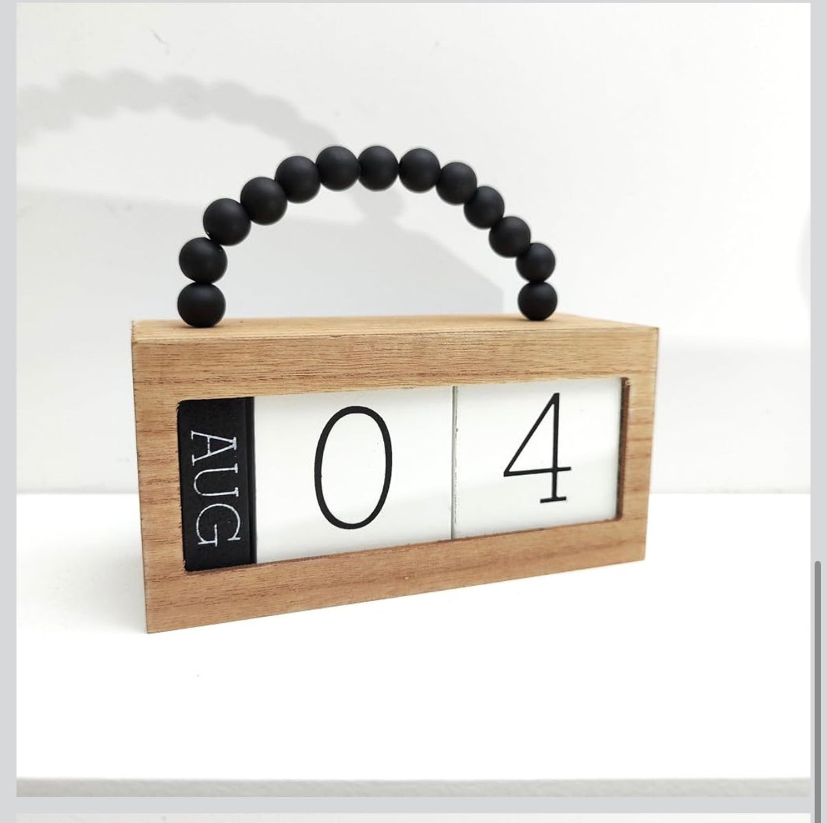 Wooden Desk Calendar