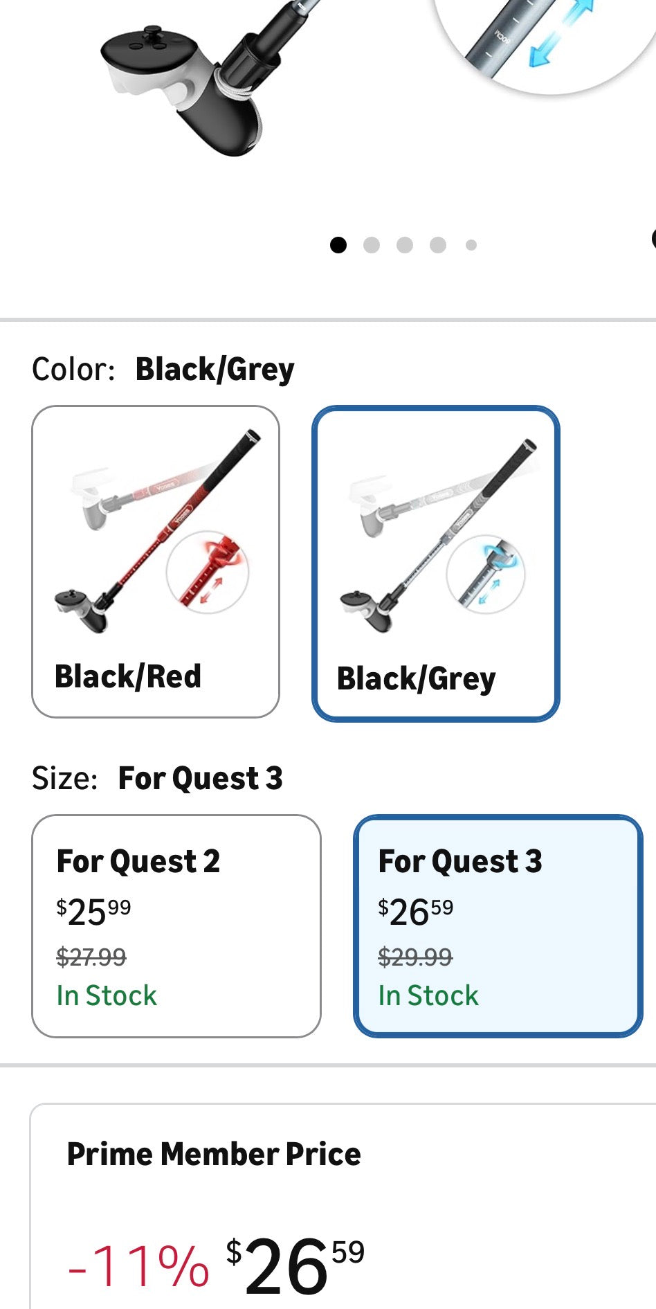 VR GOLF CLUB ATTACHMENT FOR R CONTROLLER