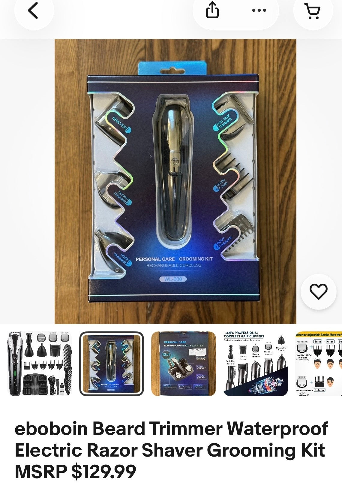 PERSONAL CARE CORDLESS GROOMING KIT