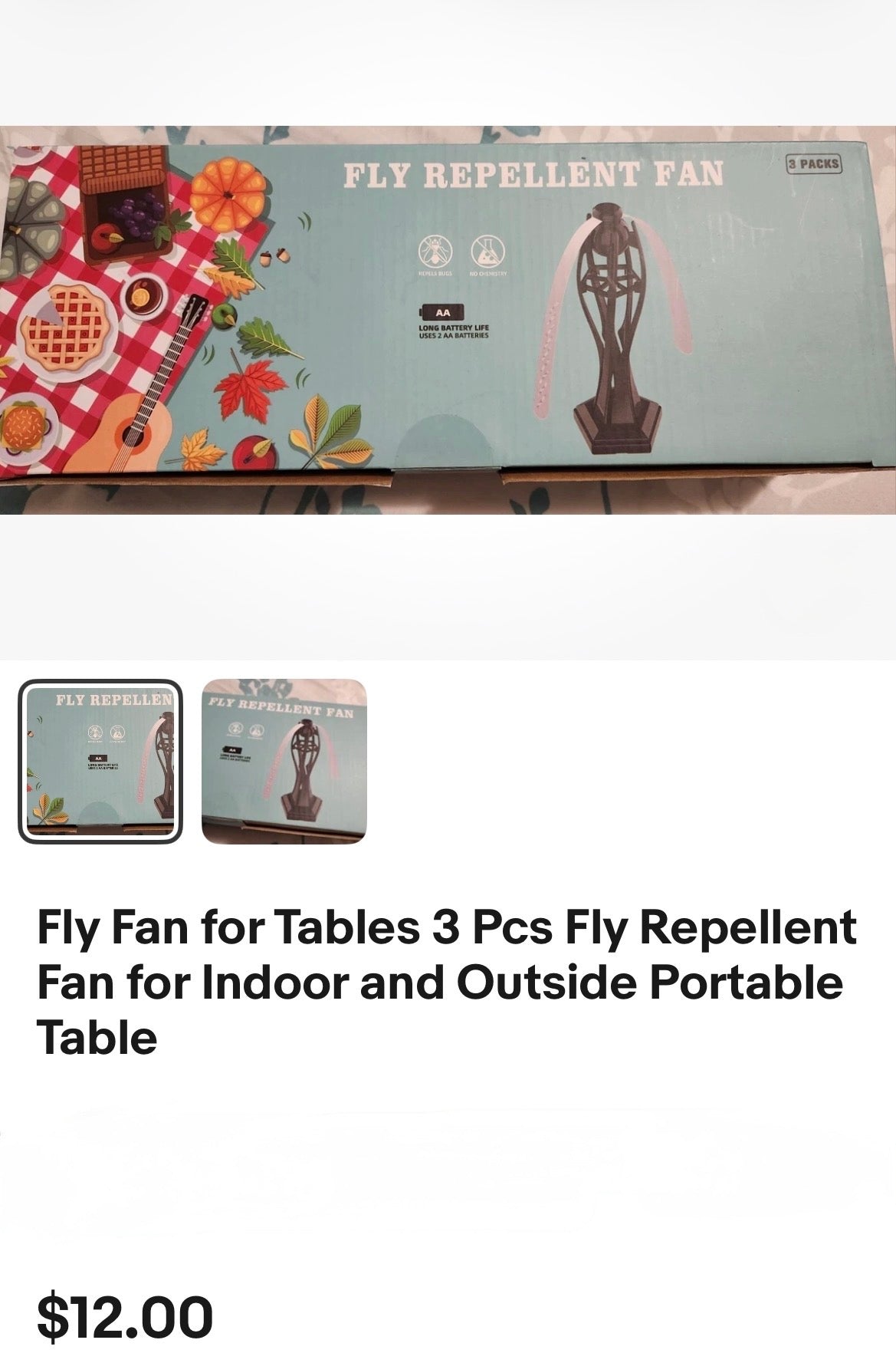 FLY REPELLER 3 PACK