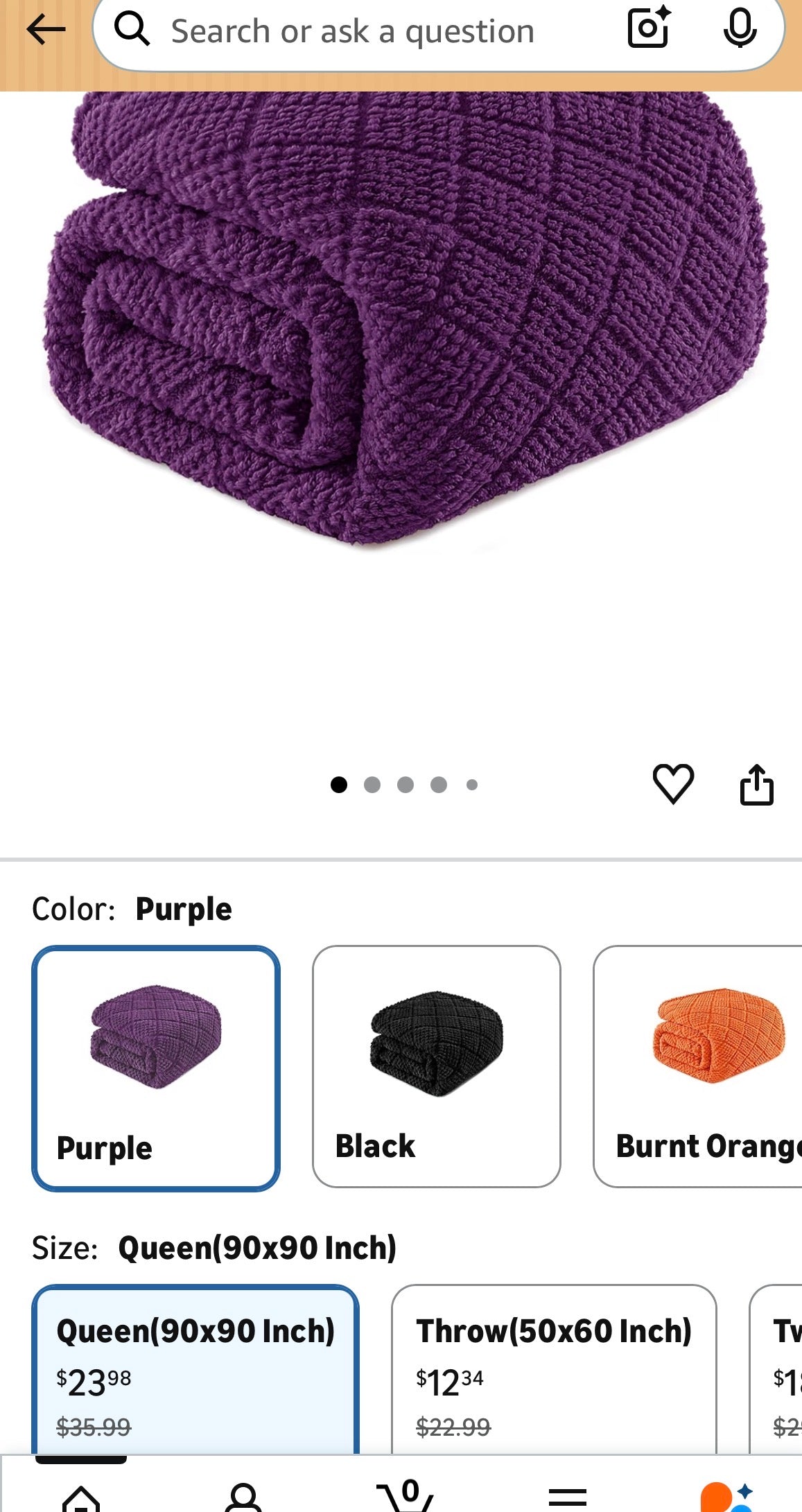 PURPLE QUEEN DOUBLE SIDED JACQUARD FABRIC