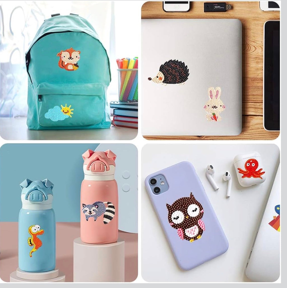 DIAMOND ART STICKERS 42 PC