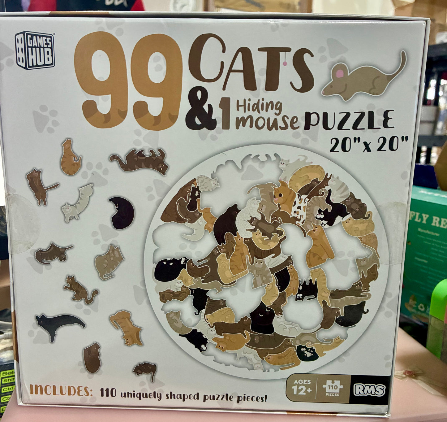 99 CATS AND ONE HIDING MOUSE 110PC