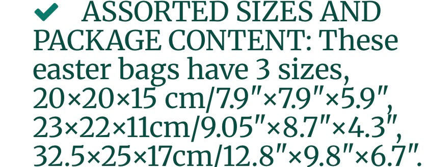 24 pc HAPPY EASTER EGG HUNT BAGS