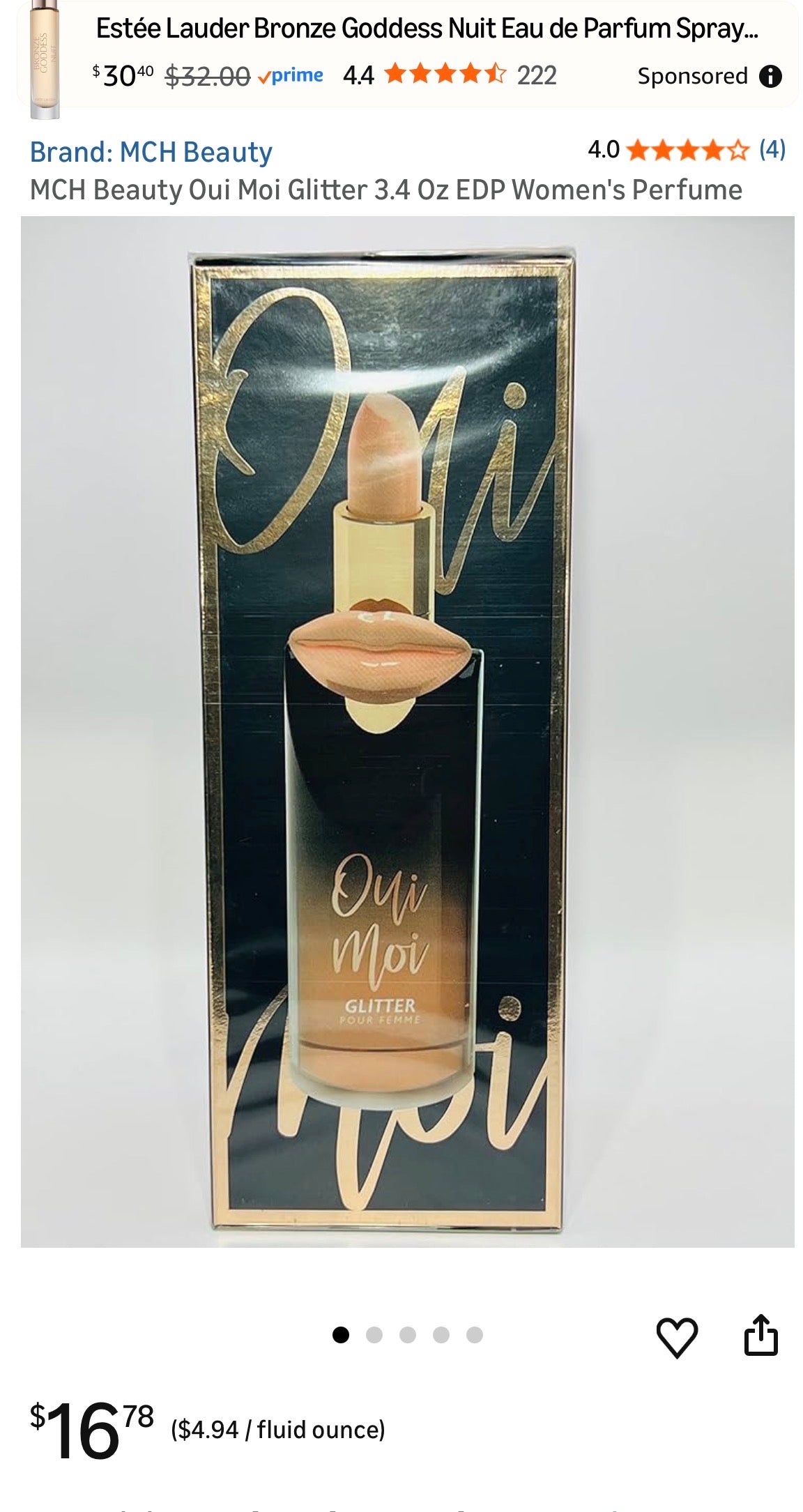 MCH OUI MOI GLITTER EAU DE PARFUME