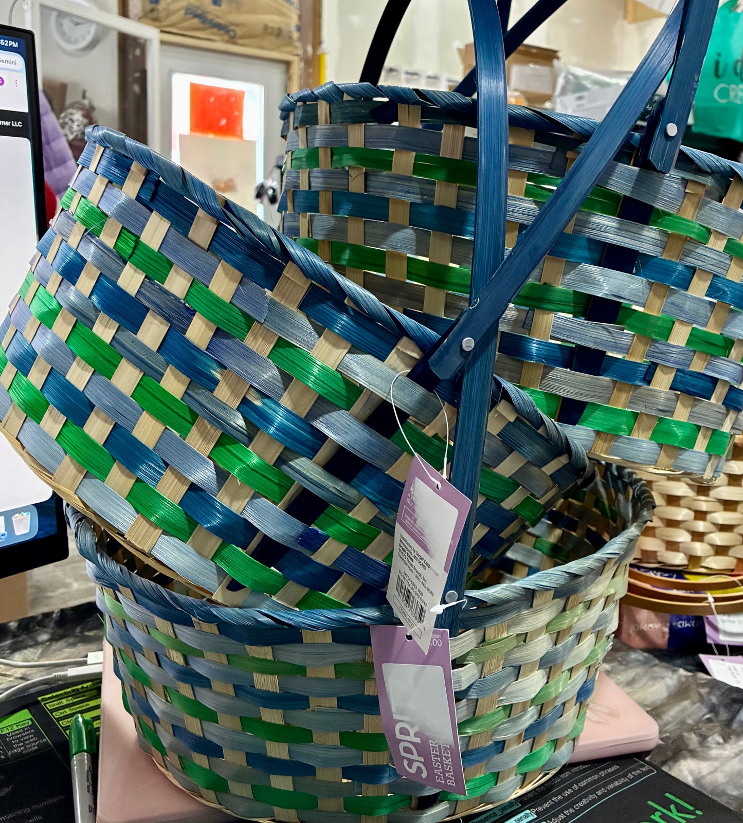 LARGE EASTER BASKETS 15''X 20''