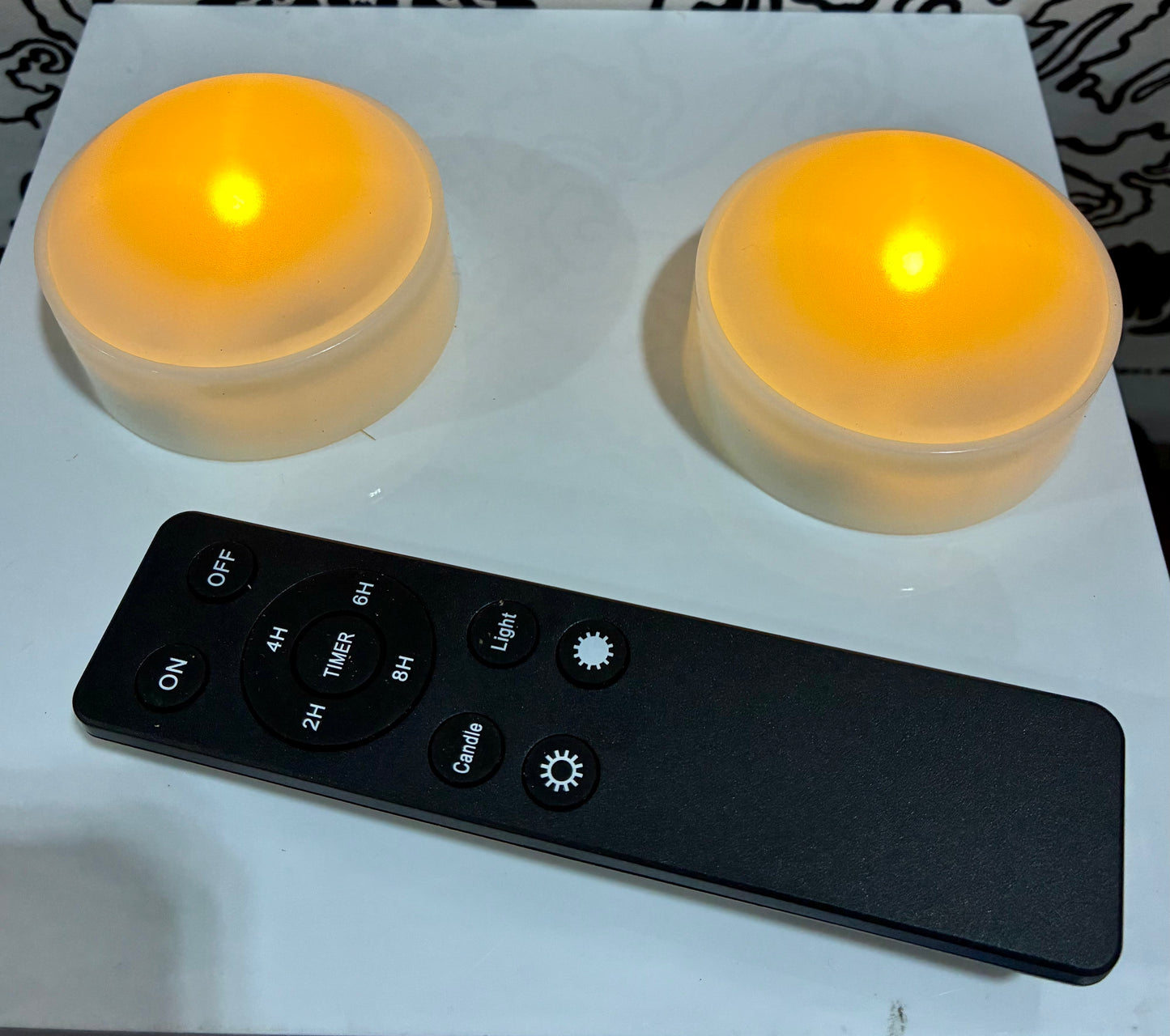 3'' PUCK LIGHTS WITH REMOTE