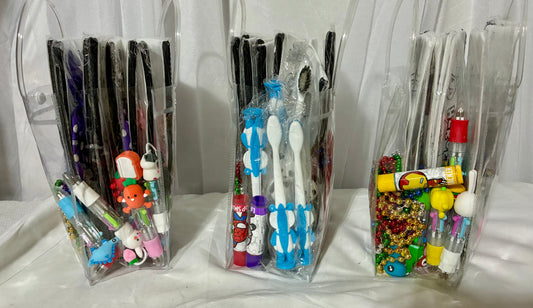 KIDS PARTY SUPPLIES BAG FOR 8