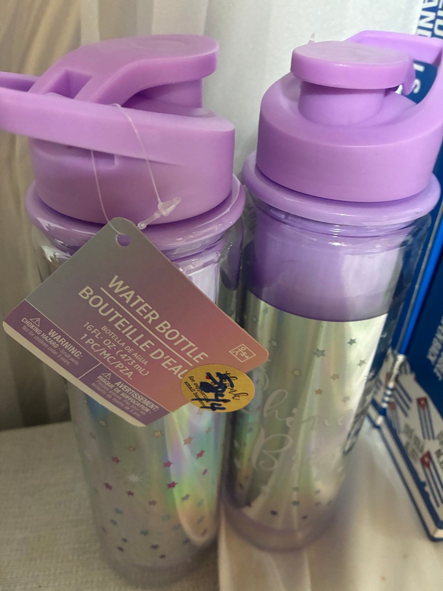 PURPLE 16oz WATER BOTTLE