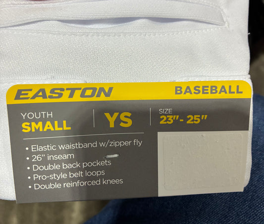 EASTON YOUTH BASEBALL PANTS