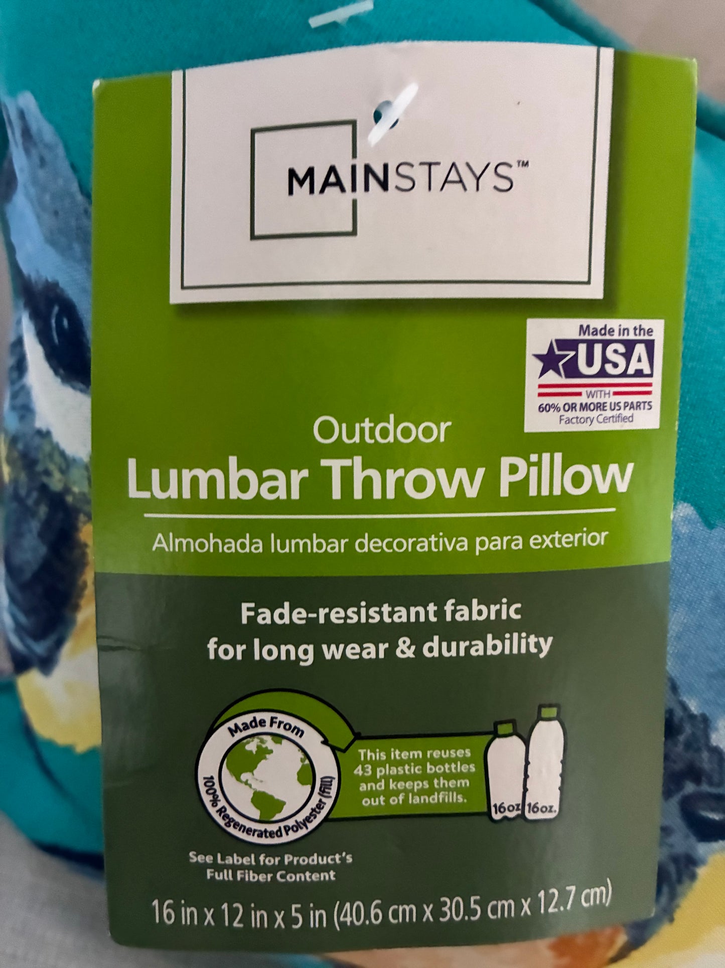 OUTDOOR REVERSIBLE THROW PILLOWS