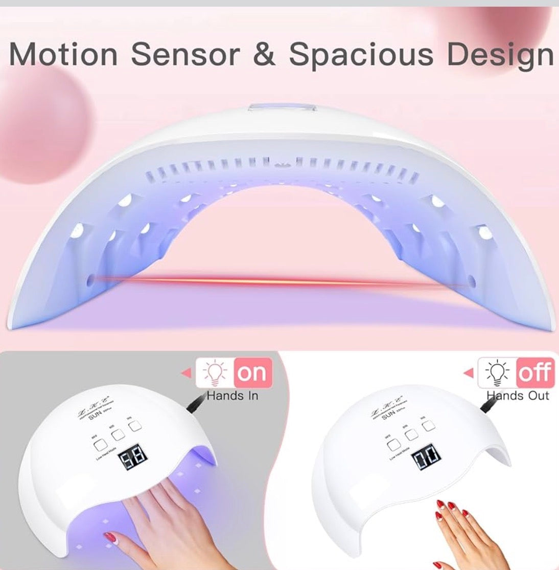 L.K.E. LED NAIL DRYER LAMP