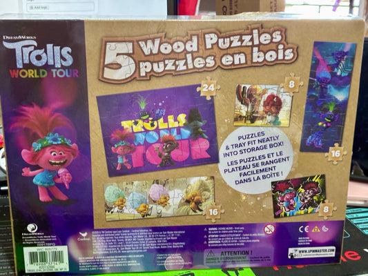 TROLLS WORLD TOUR 5 PUZZLE PK