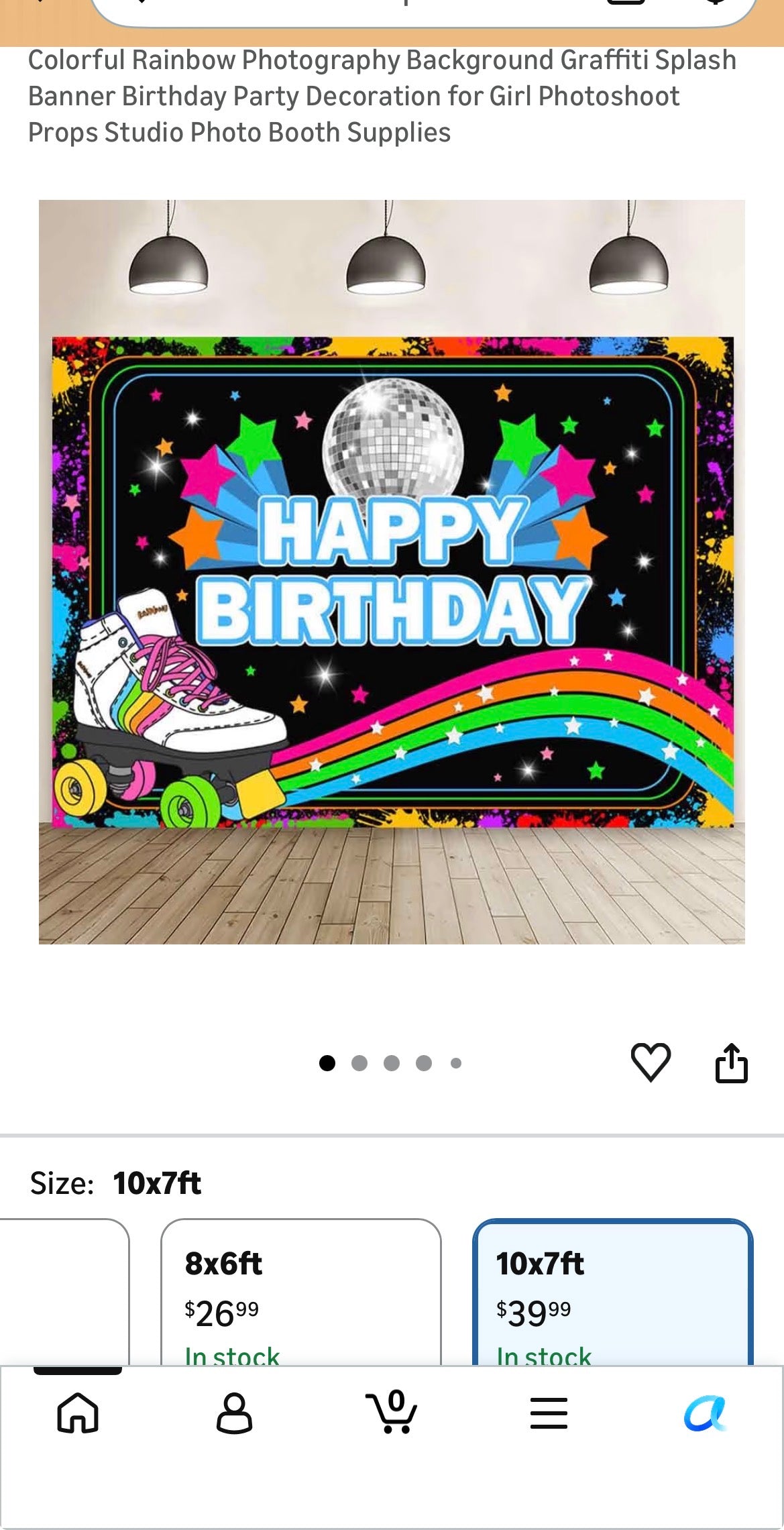 Background Graffiti Splash Banner Birthday Party Decoration for Photoshoot Props Studio