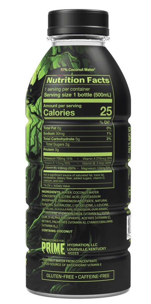 Prime Hydration Sports Drink, Glowberry, 16.9 fl oz,