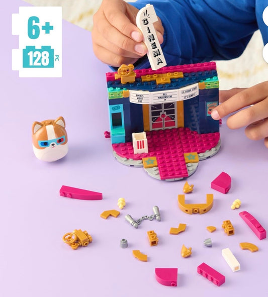 BLDR Squishmallows Reginald at The Movies Building Set