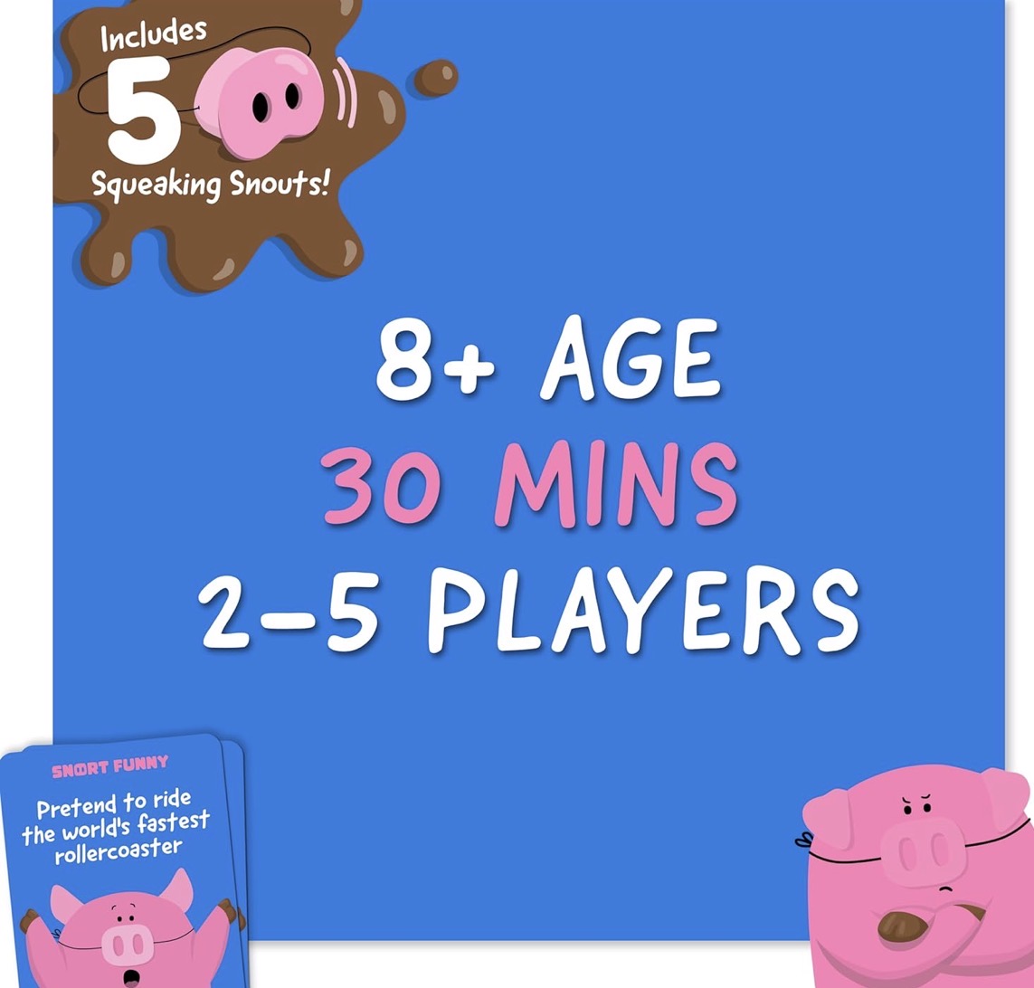 Snort Funny - The Oinkredible You Laugh You Lose Party Game