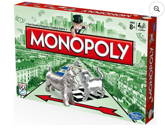 Monopoly Game, Family Board Game for 2 to 6 Players