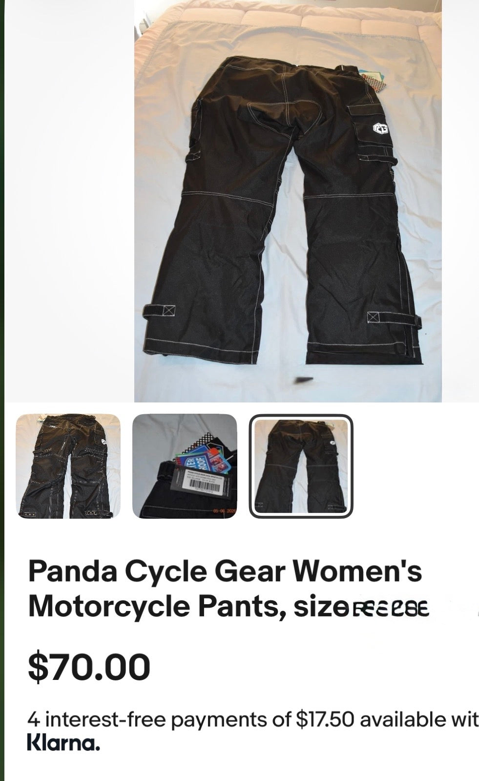PANDA CYCLE GEAR Motorcycle Pants for Women